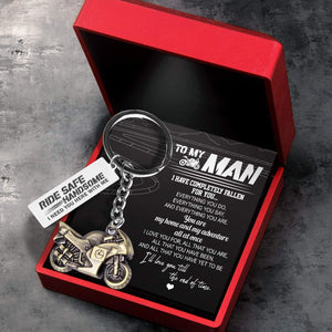 Sportbike Keychain - Biker - To My Man - Ride Safe, Handsome - Gkei26003