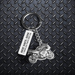 Sportbike Keychain - Biker - To My Son - I Love You - Gkei16005