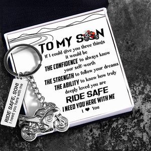 Sportbike Keychain - Biker - To My Son - I Love You - Gkei16005