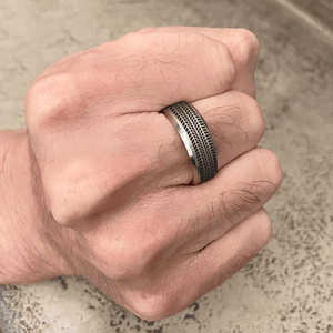 Steel Ring - Trucking - To My Dad - From Son - I Wheelie Love My Daddy - Gri18014