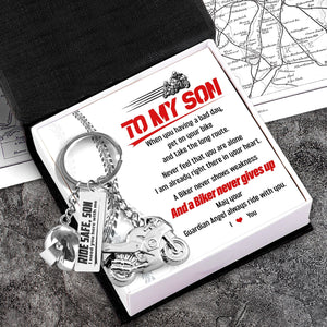 Superbike Helmet Keychain - Biker - To My Son - I Love You - Gkwg16002