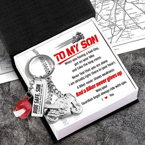 Superbike Helmet Keychain - Biker - To My Son - I Love You - Gkwg16002