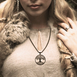 Tree Of Life Necklace - Viking - To My Shieldmaiden Mom - I Love You To Valhalla And Back - Gnyb19002