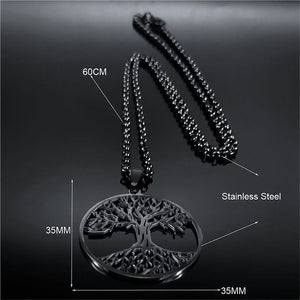 Tree Of Life Necklace - Viking - To My Shieldmaiden Mom - I Love You To Valhalla And Back - Gnyb19002