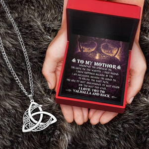 Triple Moon Goddess Necklace - Viking - To My Mothor - You Are My Best Shieldmaiden - Gnya19004