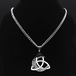 Triple Moon Goddess Necklace - Viking - To My Viking Mom - I Love You To Valhalla - Gnya19002