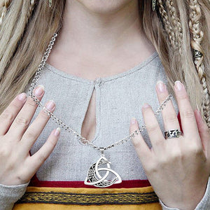 Triple Moon Goddess Necklace - Viking - To My Viking Mom - I Love You To Valhalla - Gnya19002