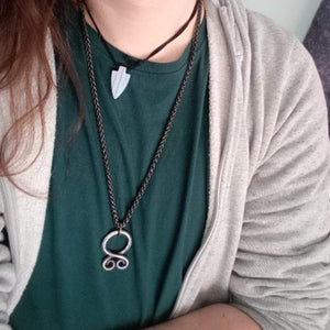 Troll Cross Necklace - Viking - To My ShieldMaiden - I Love You To Vahalla And Back - Gnfq13001