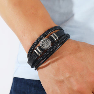 Vegvísir Bracelet - Viking - To My Viking Son - You Are Strong And Capable Of Taking On The World - Gbbo16002