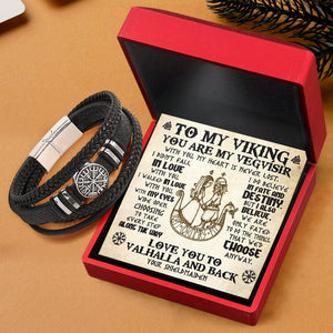 Vegvísir Bracelet - Viking - To My Viking - You Are My Vegvísir - Gbbo26001