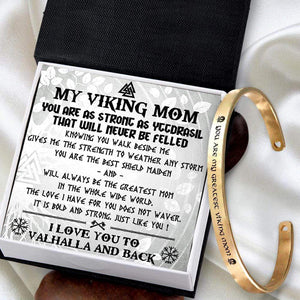 Viking Bracelet - Viking - My Viking Mom - I Love You To Valhalla & Back - Gbzf19003