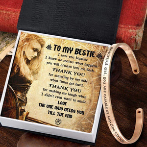 Viking Bracelet - Viking - To My Bestie - Beautiful Girl, You Are Capable Of Amazing Things - Gbzf33001