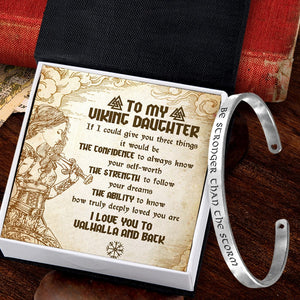 Viking Bracelet - Viking - To My Daughter - I Love You To Valhalla And Back - Gbzf17013