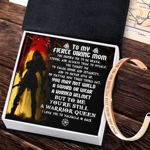Viking Bracelet - Viking - To My Fierce Viking Mom - To Me You're Still A Warrior Queen - Gbzf19044