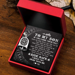 Viking Compass Bell - Viking - Biker - To My Son - I Need You Here With Me - Gnzv16002
