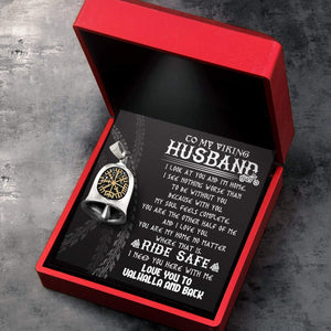 Viking Compass Bell - Viking - Biker - To My Viking Husband - Love You To Valhalla And Back - Gnzv14001