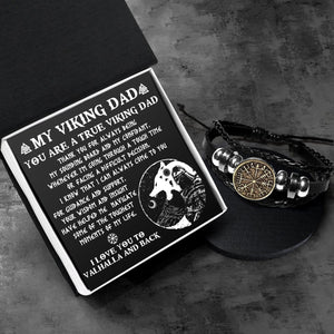 Viking Compass Bracelet - Viking - To My Dad - Thank You For Always Being My Sounding Board And My Confidant - Gbla18003