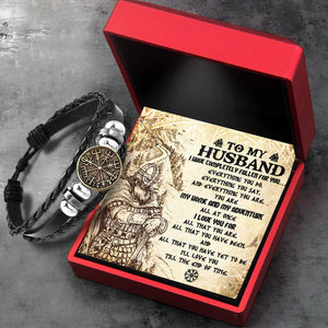 Viking Compass Bracelet - Viking - To My Husband - I Love You For All That You Are - Gbla14003