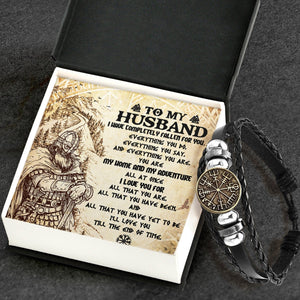 Viking Compass Bracelet - Viking - To My Husband - I Love You For All That You Are - Gbla14003