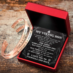 Viking Couple Bracelets - Viking - My Viking Son - I Love You To Valhalla And Back - Gbt16002