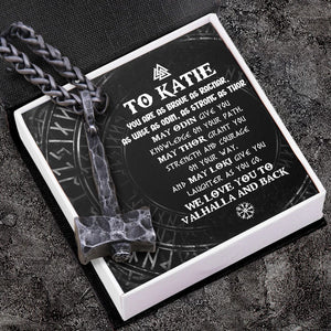 Viking Hammer Necklace - Viking - To My Son - We Love You To Vahalla And Back - Gnfr16002