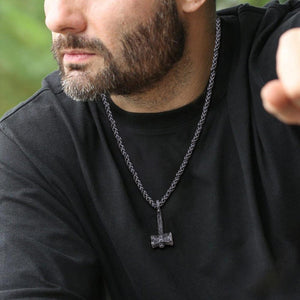 Viking Hammer Necklace - Viking - To My Son - We Love You To Vahalla And Back - Gnfr16003