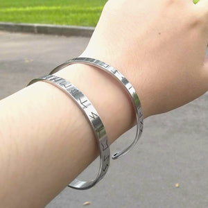 Viking Rune Couple Bracelets - Viking - I Love You To Valhalla And Back - Gbt00000