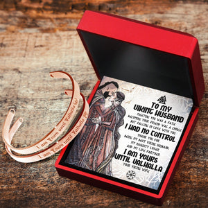 Viking Rune Couple Bracelets - Viking - To My Husband - I Had No Control - Gbt14010
