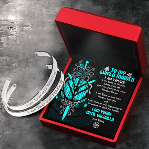 Viking Rune Couple Bracelets - Viking - To My Shield Maiden - I Am Yours As The Stars Belong To The Sky - Gbt13040