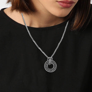 Viking Rune Necklace - Viking - To My Shield Maiden - I Love You To Valhalla And Back - Gndy13002