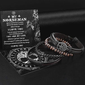 Viking Yggdrasil Bracelet - My Norseman - You Are The Monster I Needed - Gbag26002