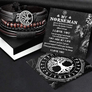 Viking Yggdrasil Bracelet - My Norseman - You Are The Monster I Needed - Gbag26002