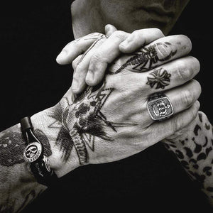 Vintage Crown Ring - Skull - My Man - I'd Find You And I'd Choose You - Grd26010