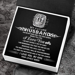 Vintage Crown Ring - To My Future Husband - You Are My King And I Am Your Queen - Grd24001