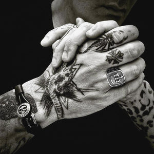 Vintage Crown Ring - To My Tattooed Man - You Are My King And I Am Your Queen - Grd26002