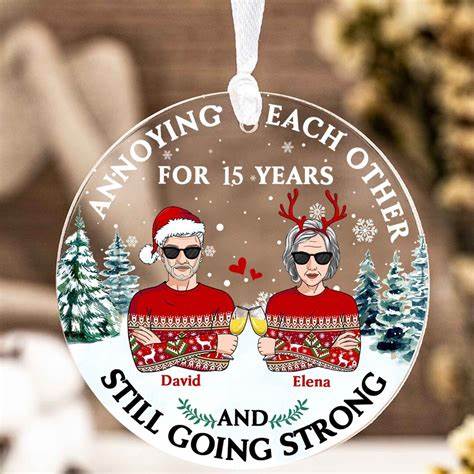 Personalized Christmas Ornaments for Couples