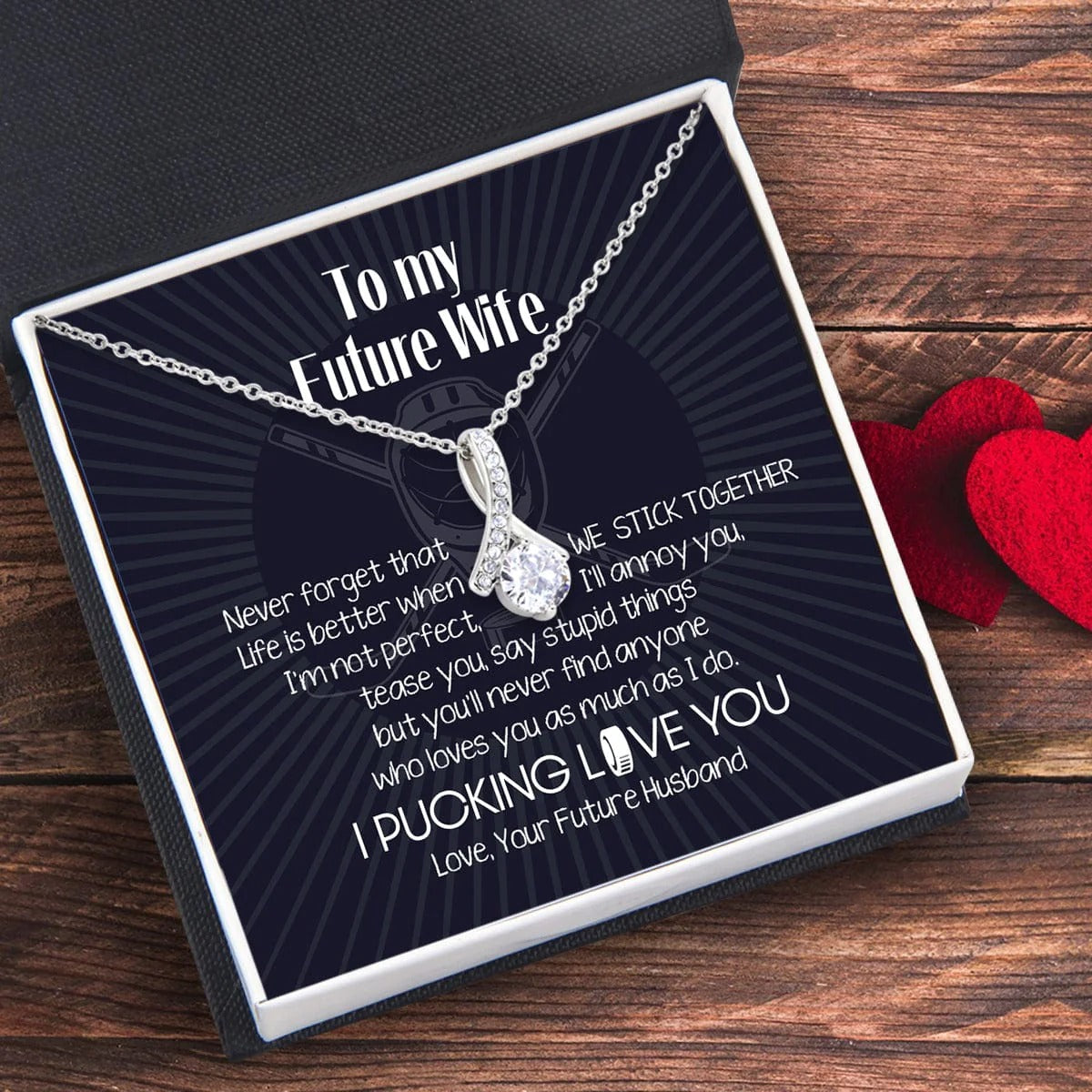 Personalized Hockey Necklace