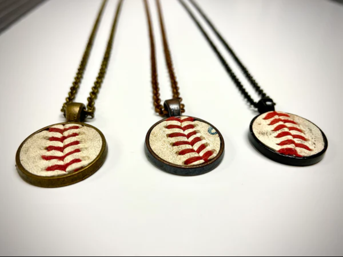 Personalized Baseball Necklace