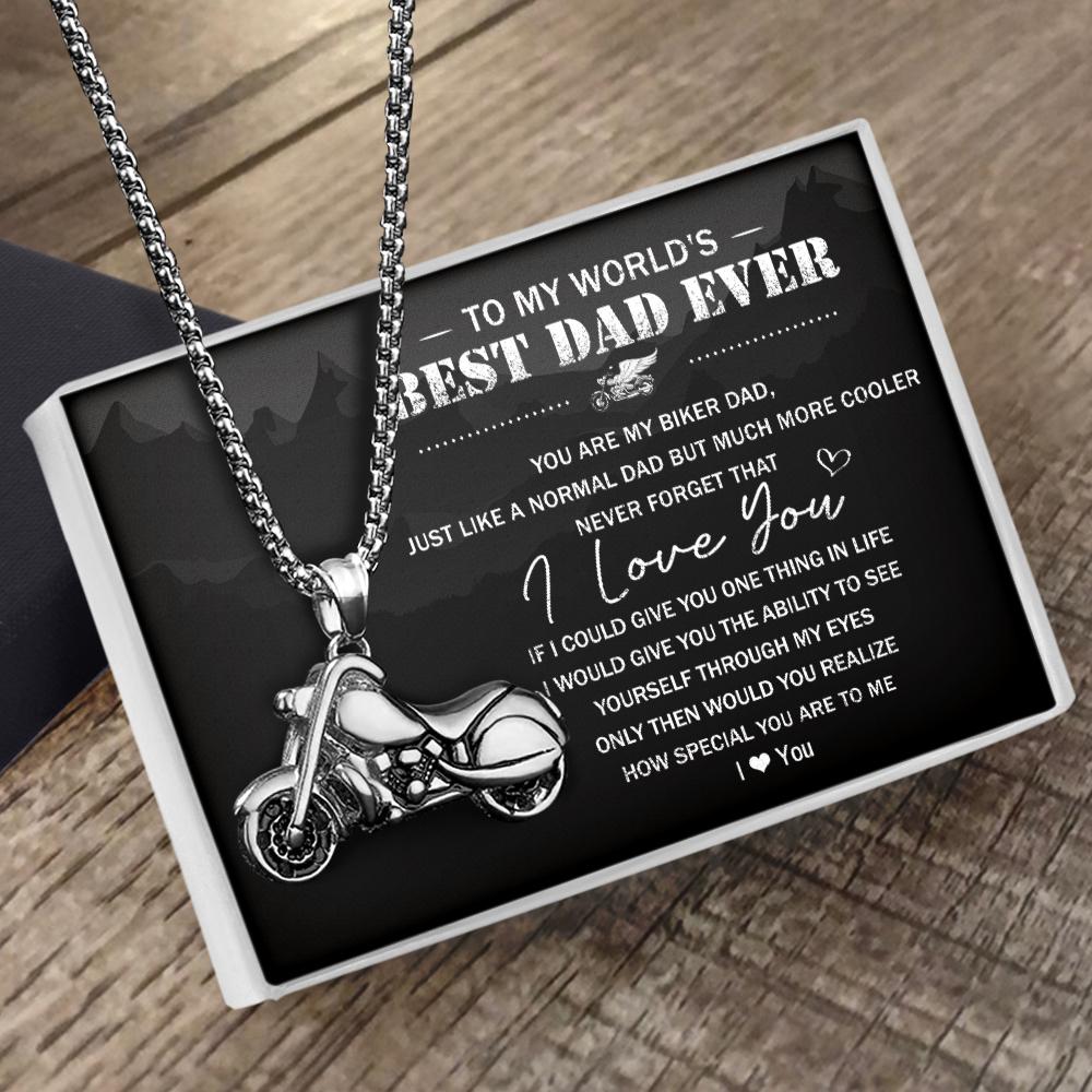 Personalized Motorcycle Necklace