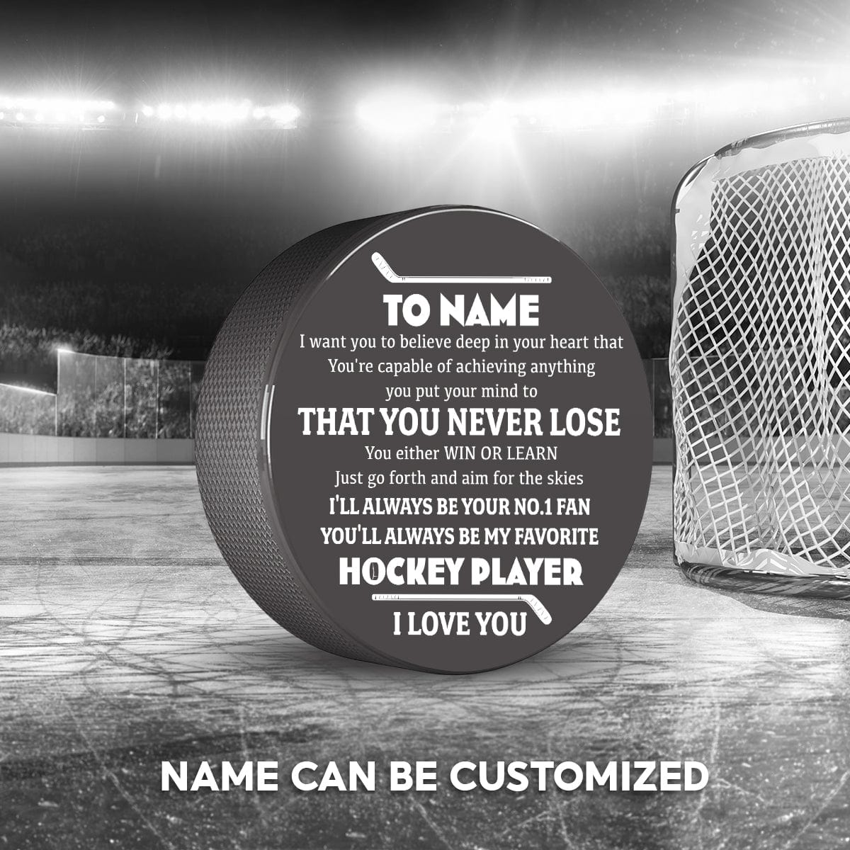Personalized Hockey Puck