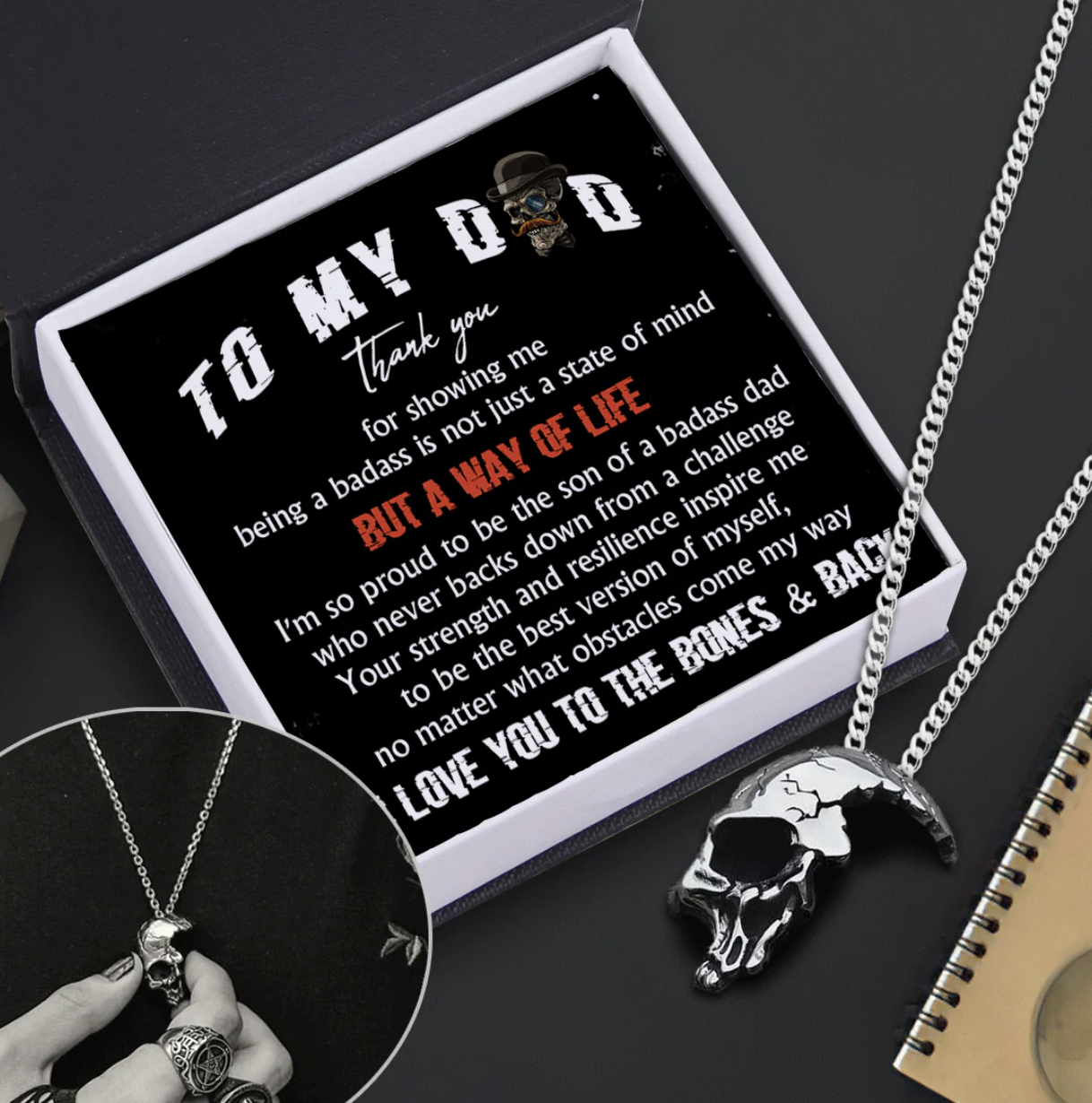 Personalized Skull Gifts For Dad