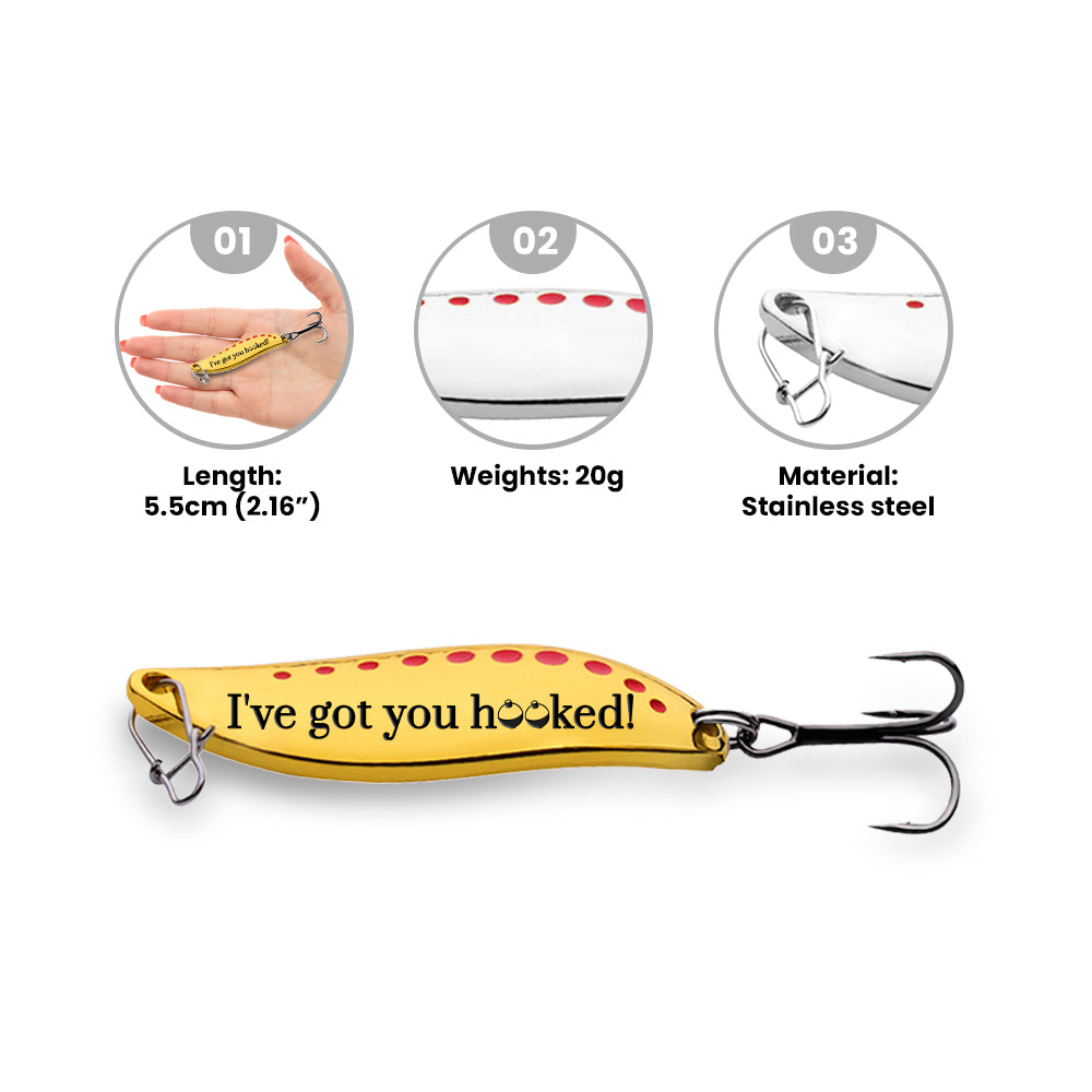 Personalized Fishing Lures - Fishing - To My Fishing Queen - I've Got You Hooked - Gfaa13012