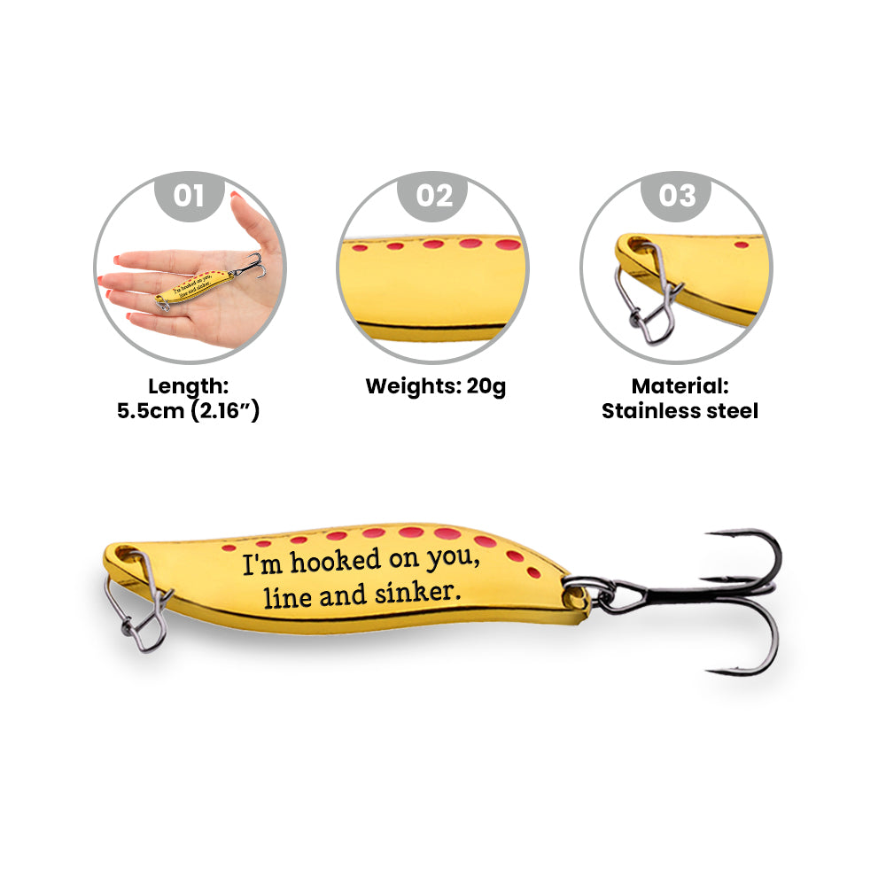 Personalized Fishing Lures - Fishing - To My Fishing Queen - I Reel-y Love You - Gfaa13013