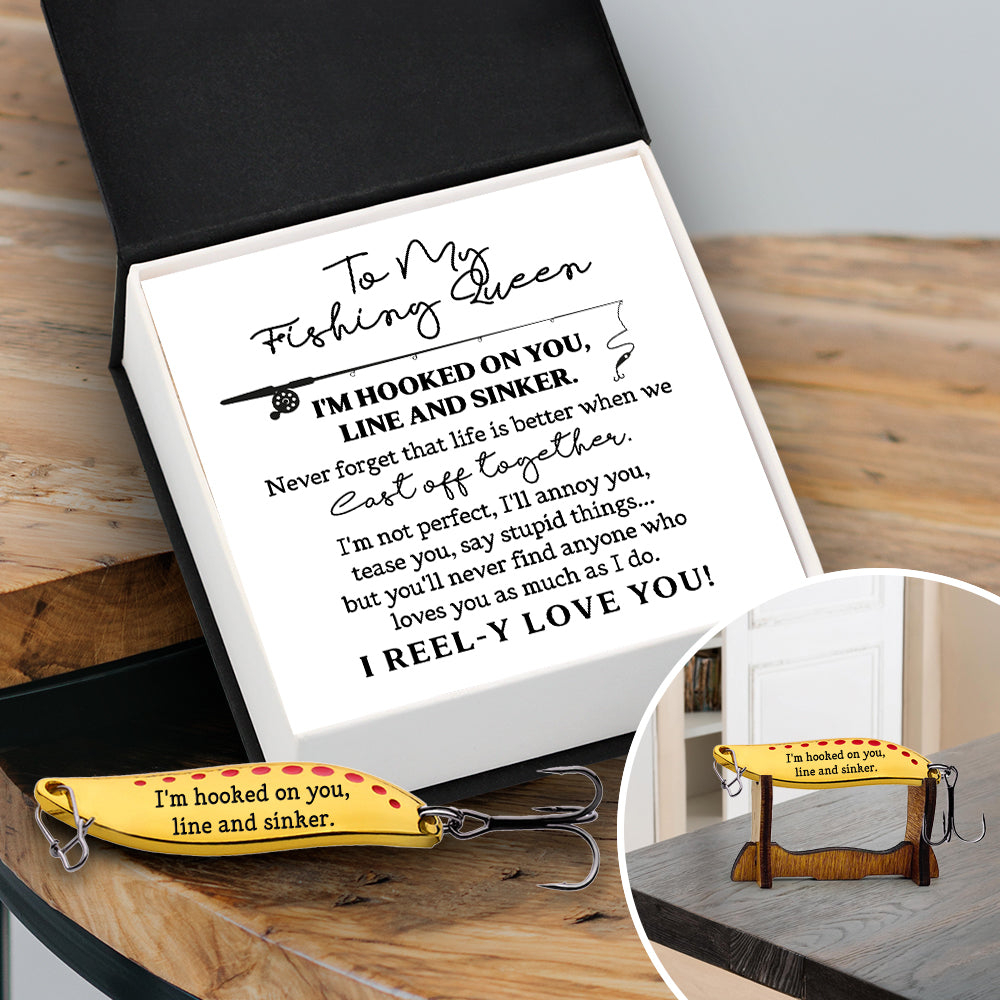 Personalized Fishing Lures - Fishing - To My Fishing Queen - I Reel-y Love You - Gfaa13013