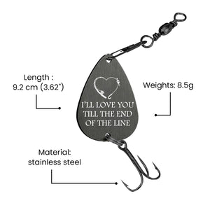 Catch of a Lifetime! Engrave Your Love on His Hook - Gfa26003