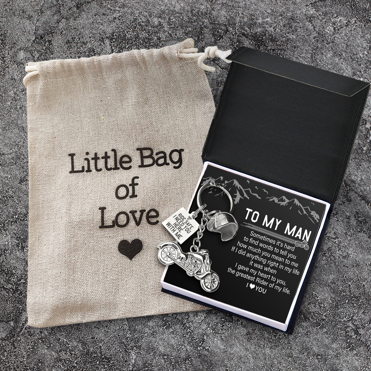 Classic Bike Keychain - To My Man - Gkt26001