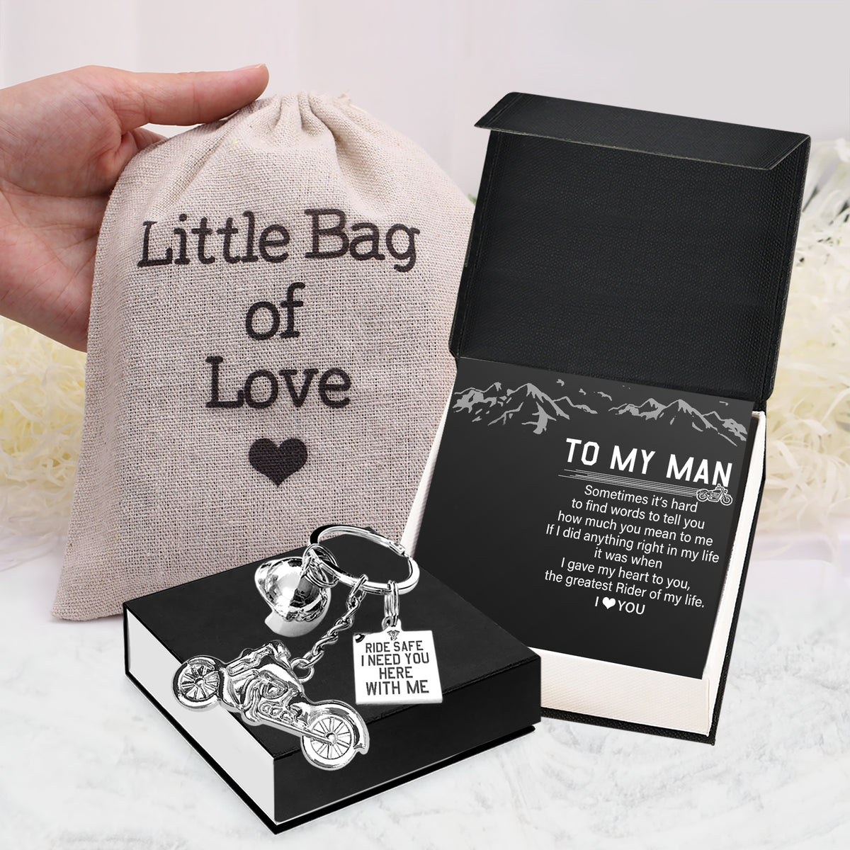 Classic Bike Keychain - To My Man - Gkt26001