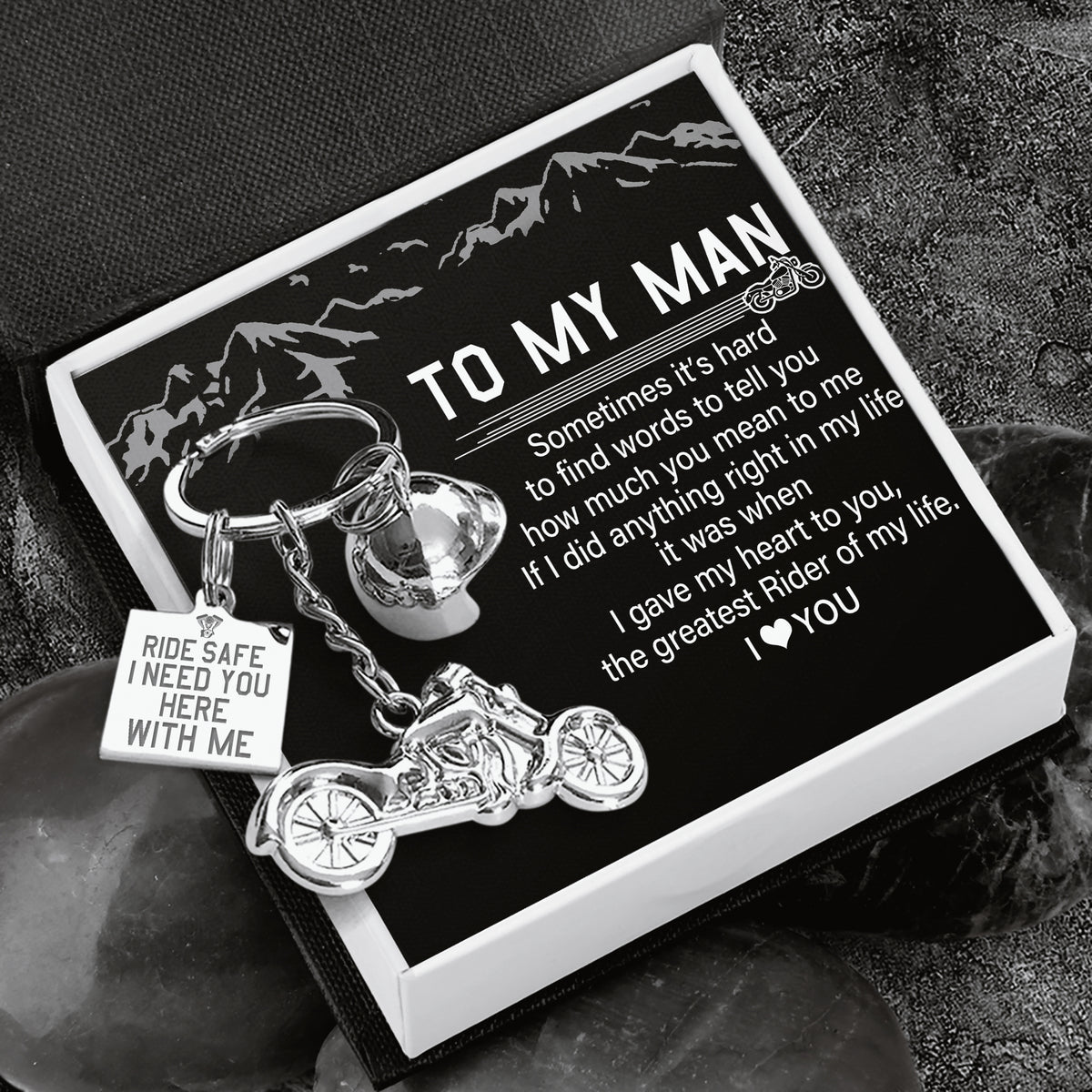 Classic Bike Keychain - To My Man - Gkt26001