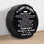 Hockey Puck - Hockey - To My Lady Colonel - You Are Our Center And Captain - Gai15013