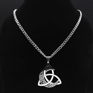 Triple Moon Necklace - Viking - To My Viking Man - The Day I Met You, I Found My Missing Piece - Gnya26002